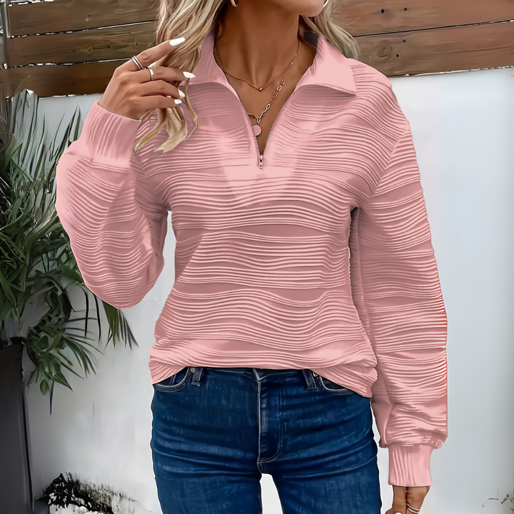 Yvette - Elegant Jumper with Zip