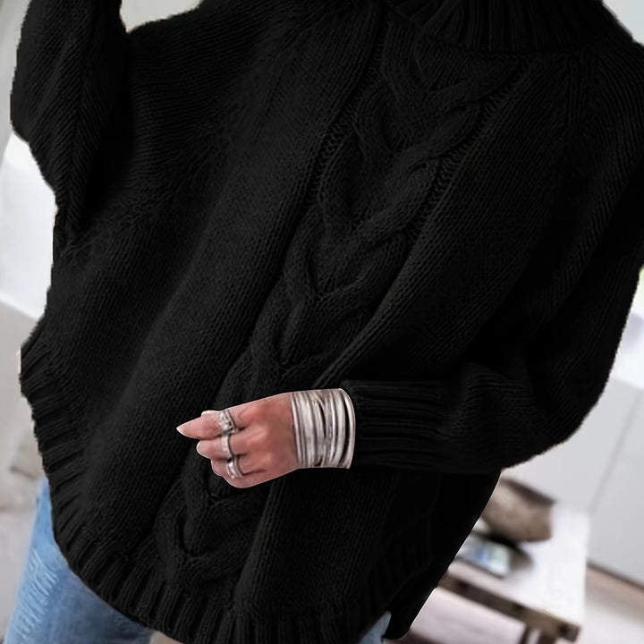 Janelle - Cozy Vintage Cable Knit Sweater