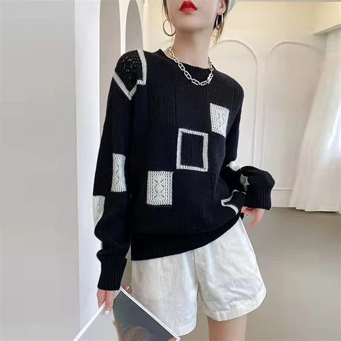 Cindy™ - Relaxed Geometric Pullover