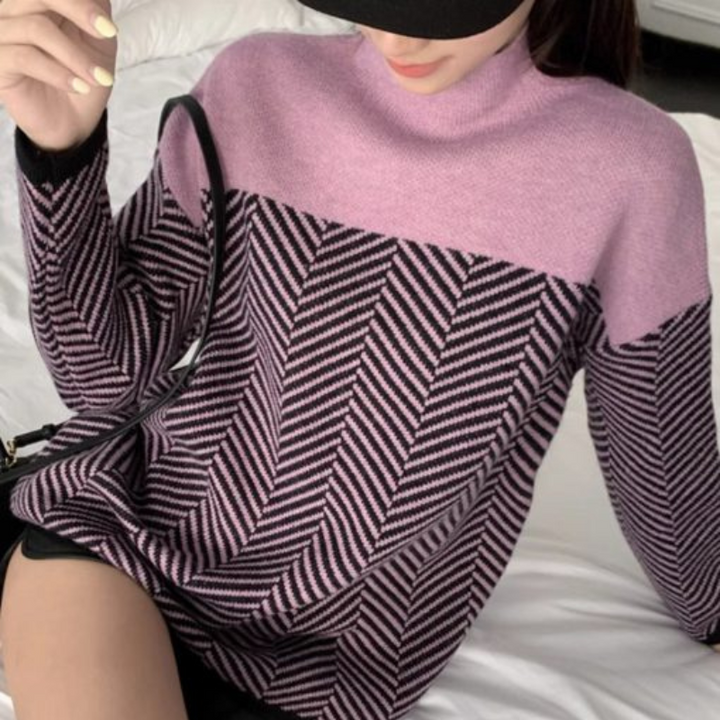 Zaria™ - Luxe Chevron Sweater