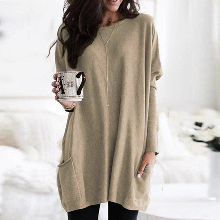Maree - Oversized round neck jumper for women