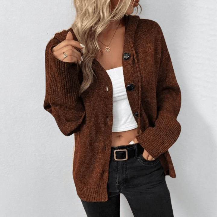 Jodie - Ladies Knitted Warm Cardigan