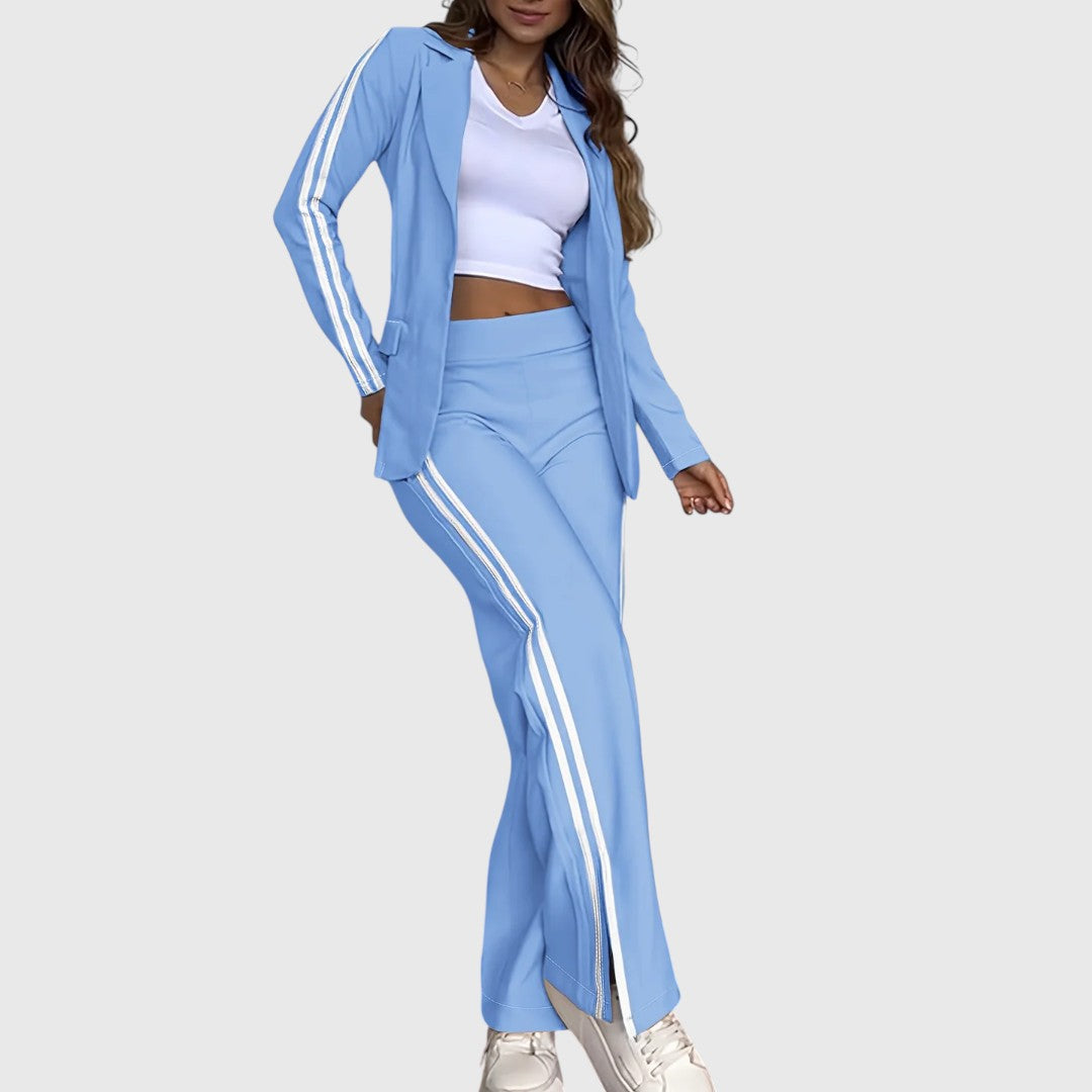 Roanne - Elegant Blazer And Trousers Set