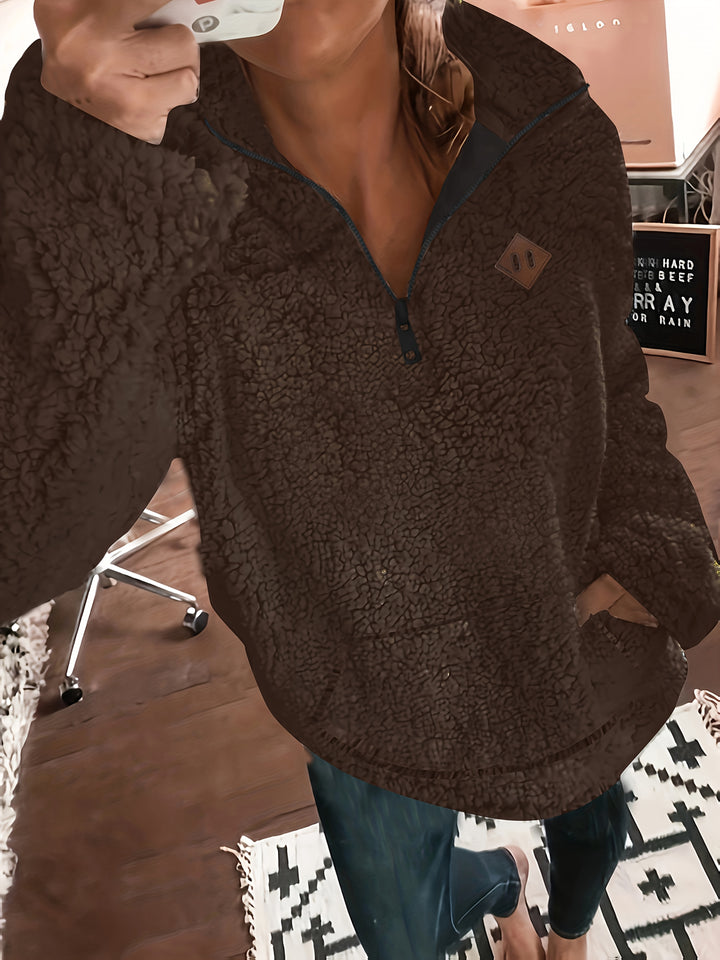 July - Elegant Teddy Jumper with Zip