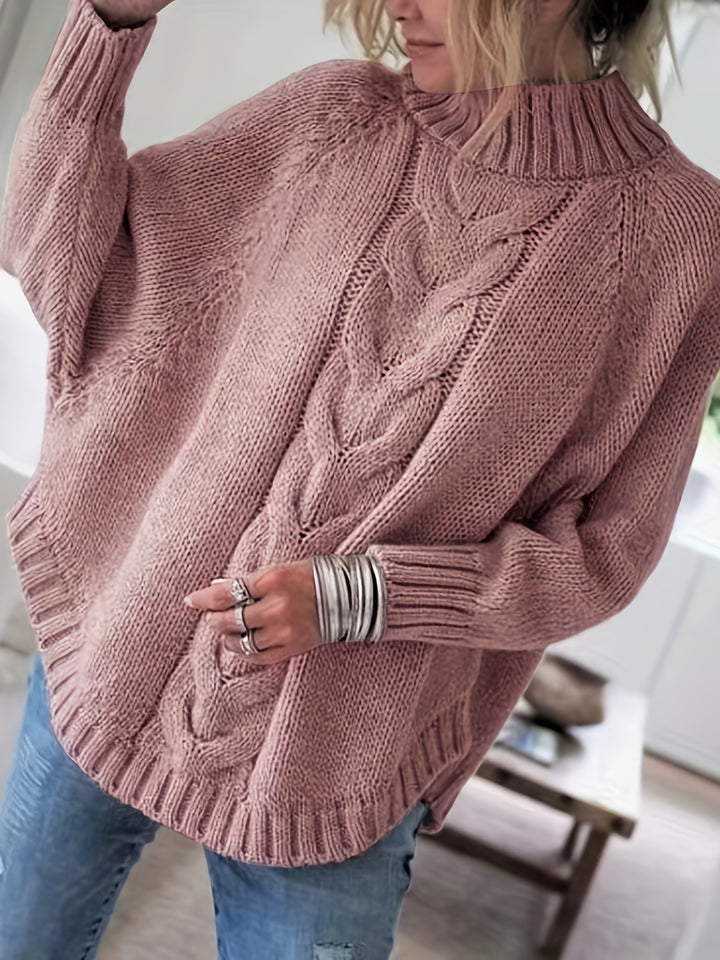 Janelle - Cozy Vintage Cable Knit Sweater
