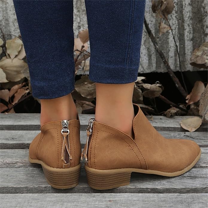 Mia - Sleek Ankle Boots for Effortless Style