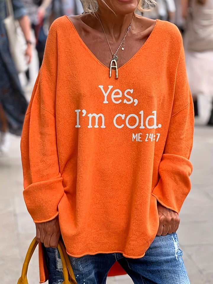 Paula - Ladies casual oversized jumper