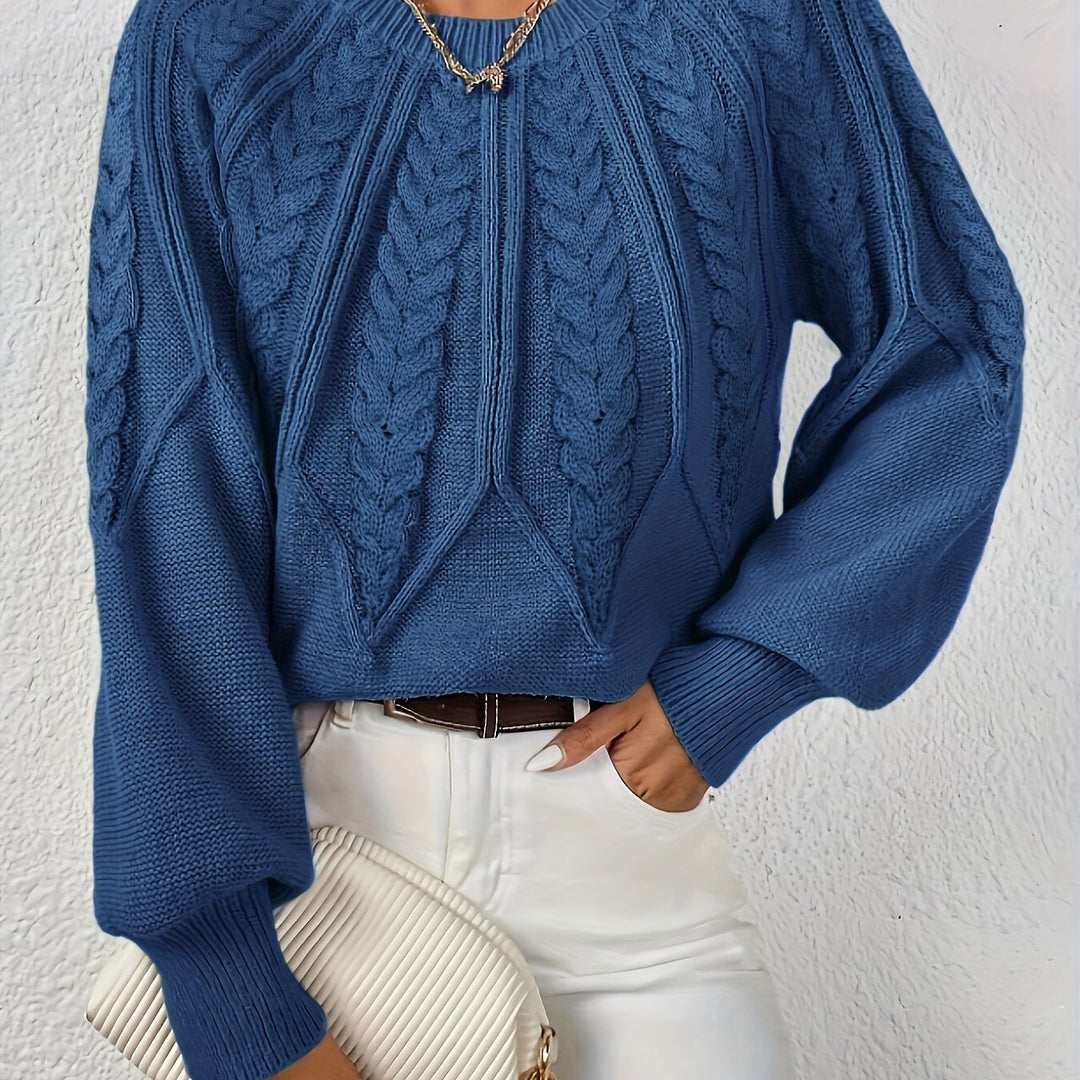 Jacinta - Elegant Cable Jumper