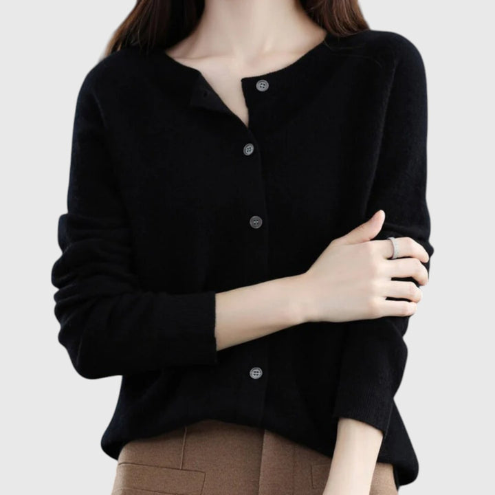 Danita - Elegant Button-Up Cardigan