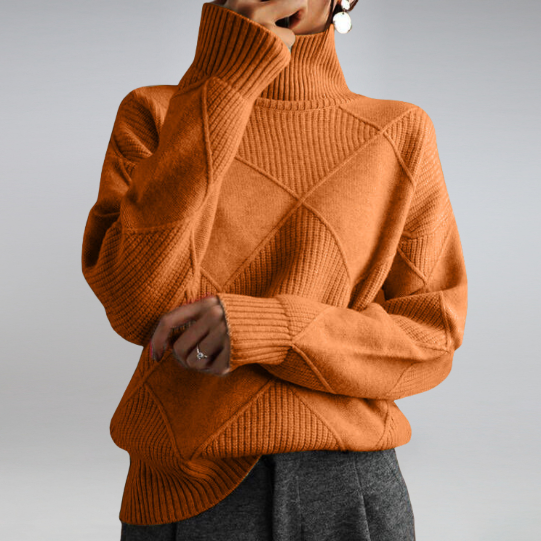 Renai - Cozy Women's Turtleneck Sweater