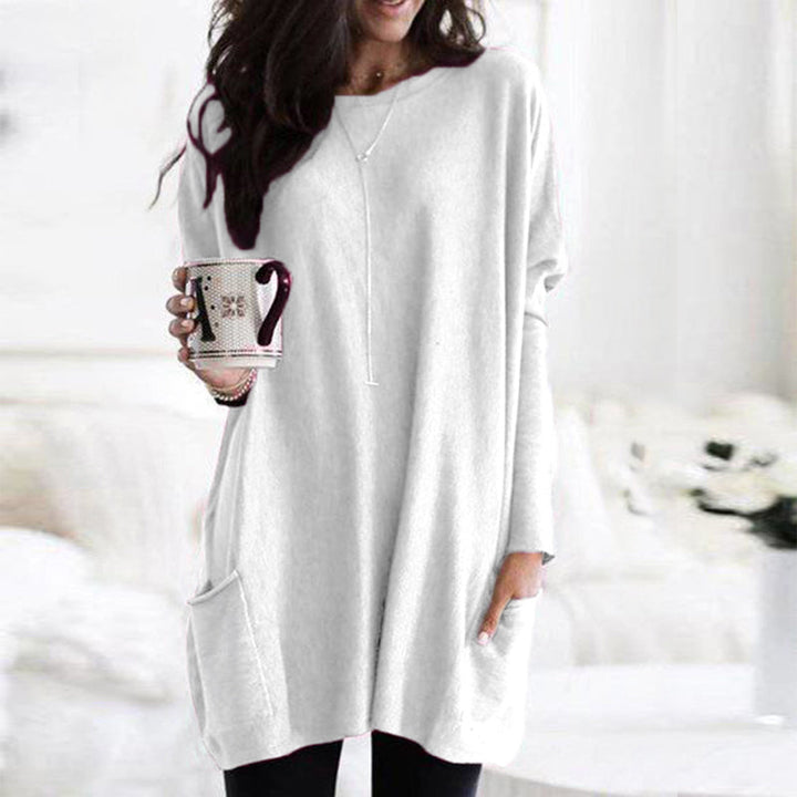 Maree - Oversized round neck jumper for women