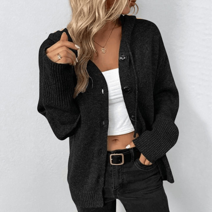 Jodie - Ladies Knitted Warm Cardigan