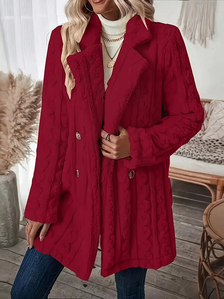 Seraphina™ - Textured Winter Coat