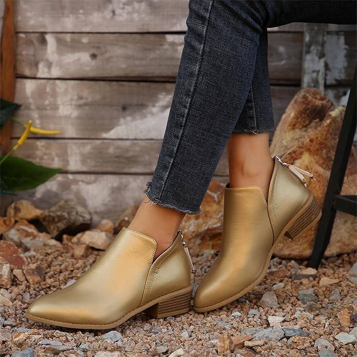 Mia - Sleek Ankle Boots for Effortless Style