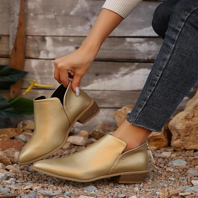 Mia - Sleek Ankle Boots for Effortless Style