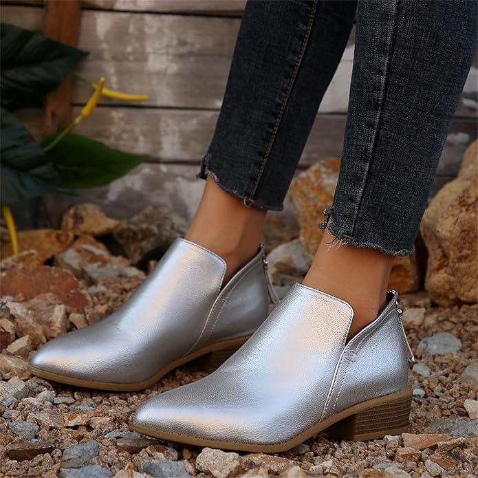Mia - Sleek Ankle Boots for Effortless Style