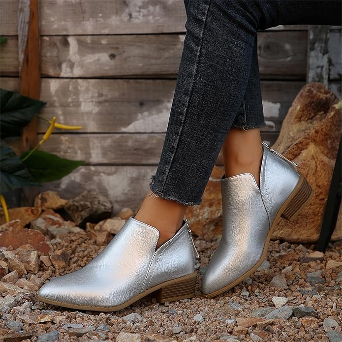 Mia - Sleek Ankle Boots for Effortless Style