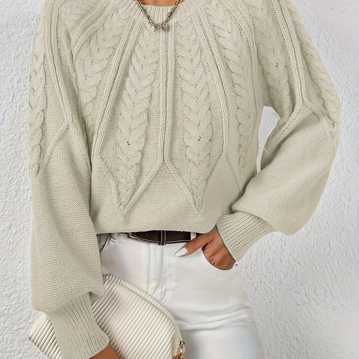 Jacinta - Elegant Cable Jumper