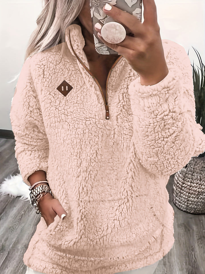 July - Elegant Teddy Jumper with Zip