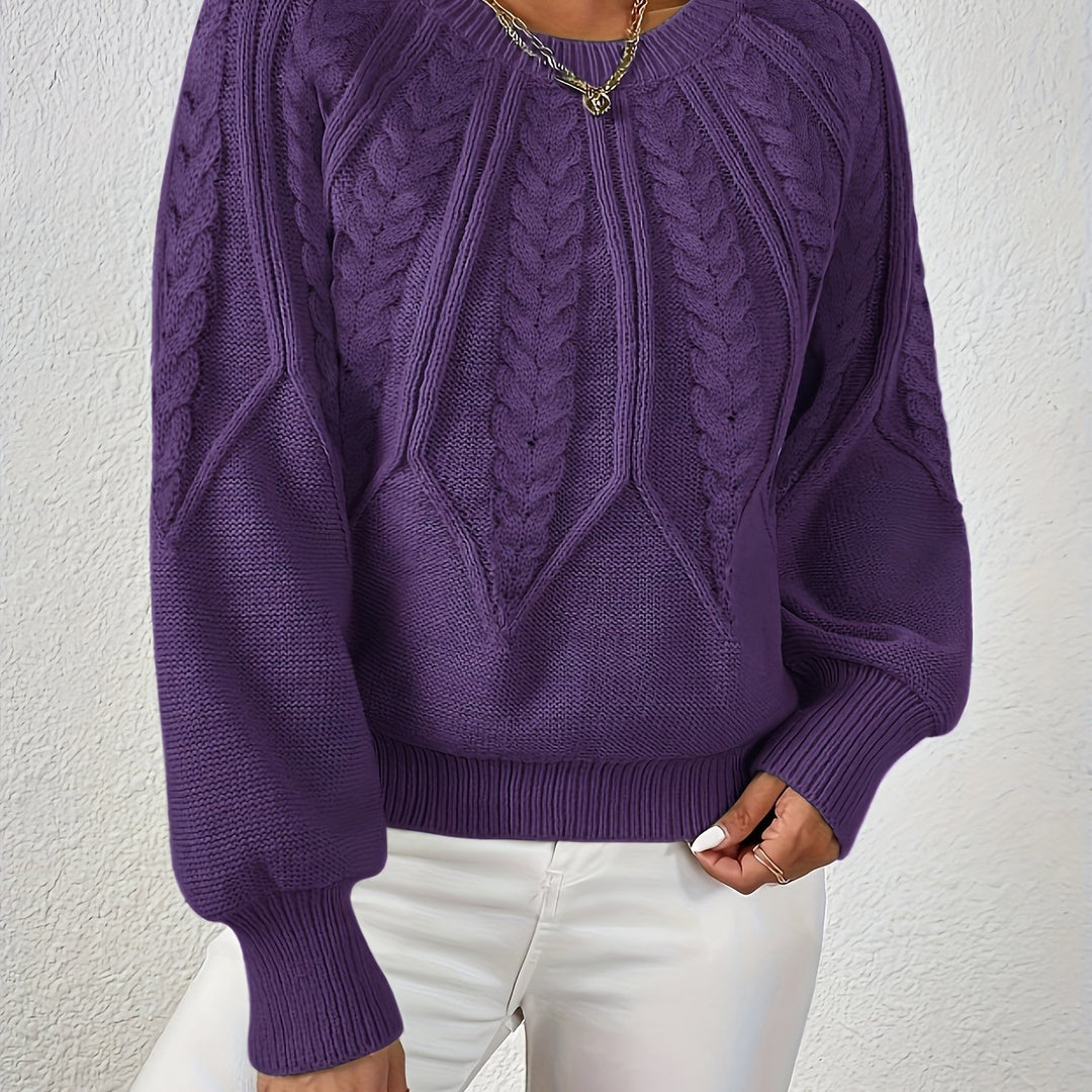 Jacinta - Elegant Cable Jumper