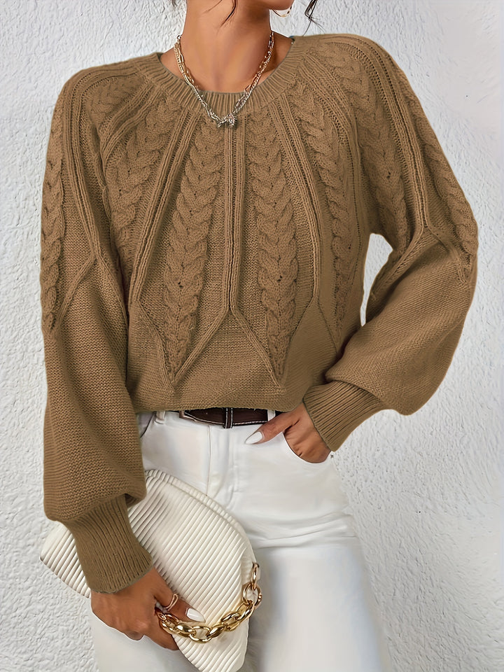 Jacinta - Elegant Cable Jumper