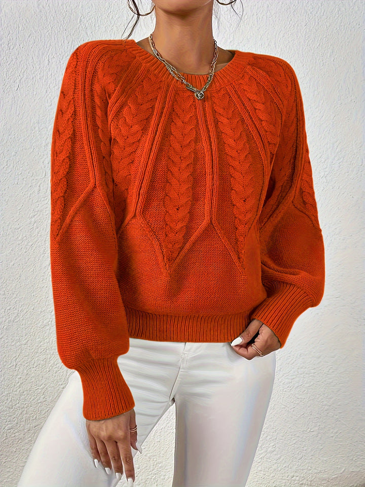 Jacinta - Elegant Cable Jumper