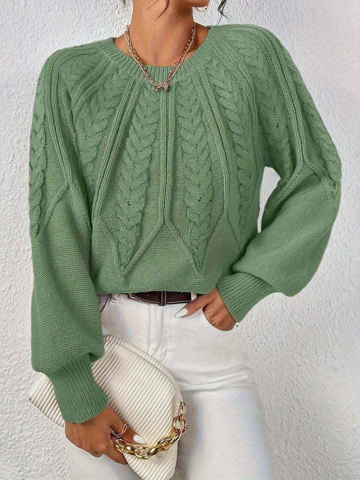 Jacinta - Elegant Cable Jumper