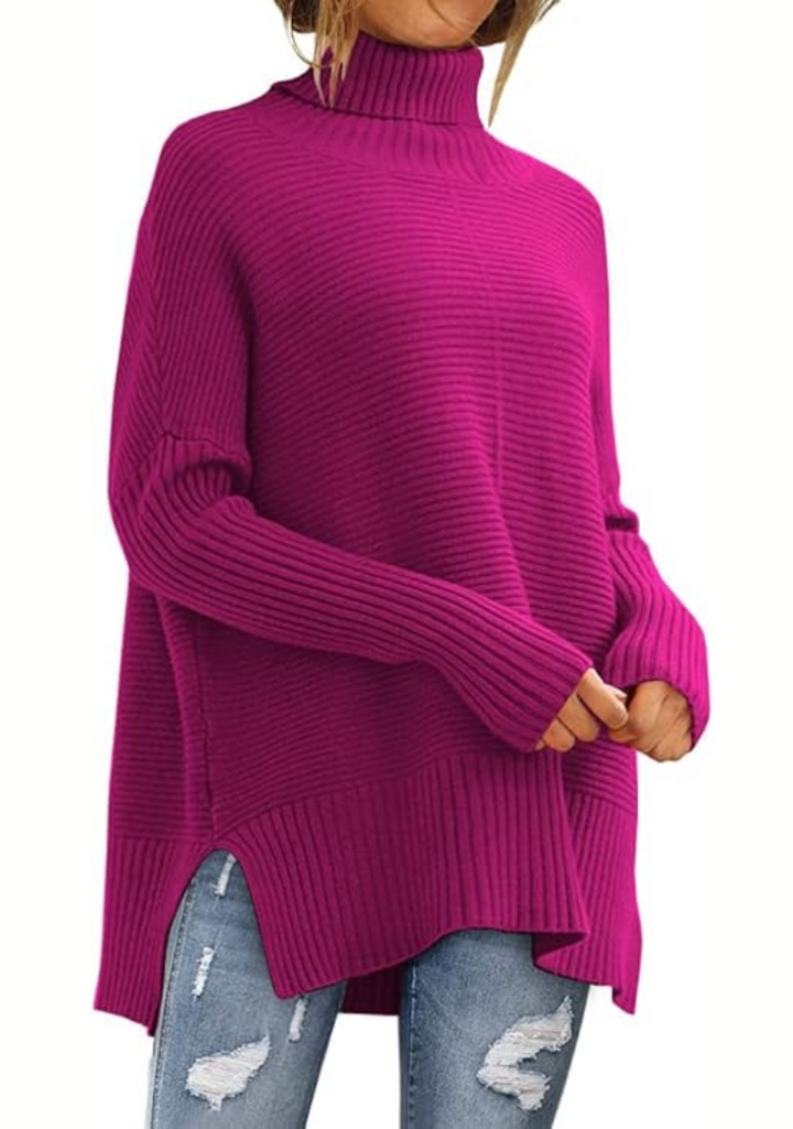 Elisse™ - Casual Turtleneck Pullover