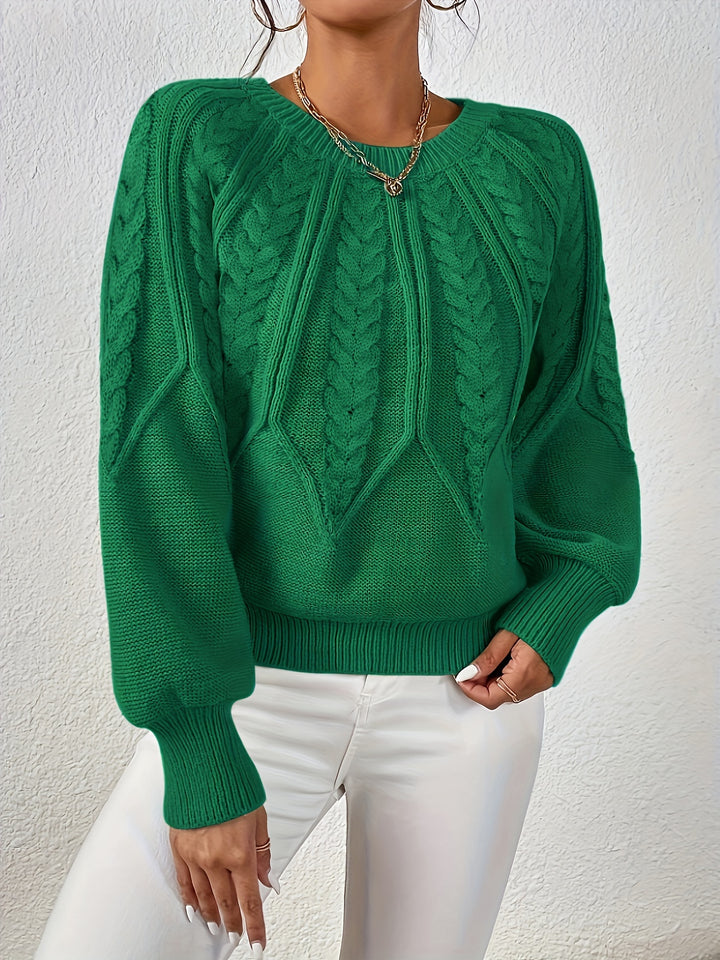 Jacinta - Elegant Cable Jumper