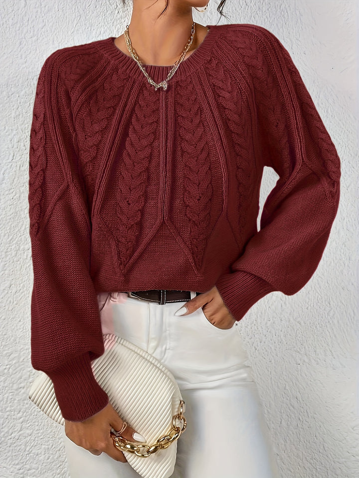 Jacinta - Elegant Cable Jumper