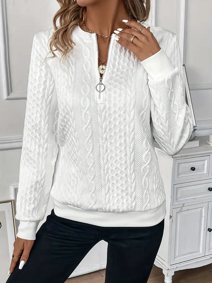 Pauline - Elegant Jumper with Zip