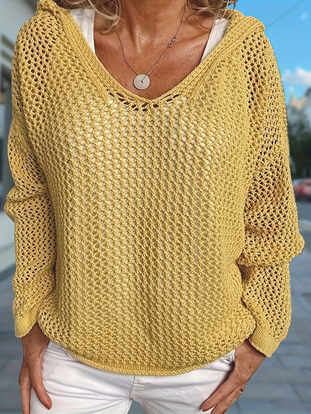 Liz - Elegant Knitted Jumper