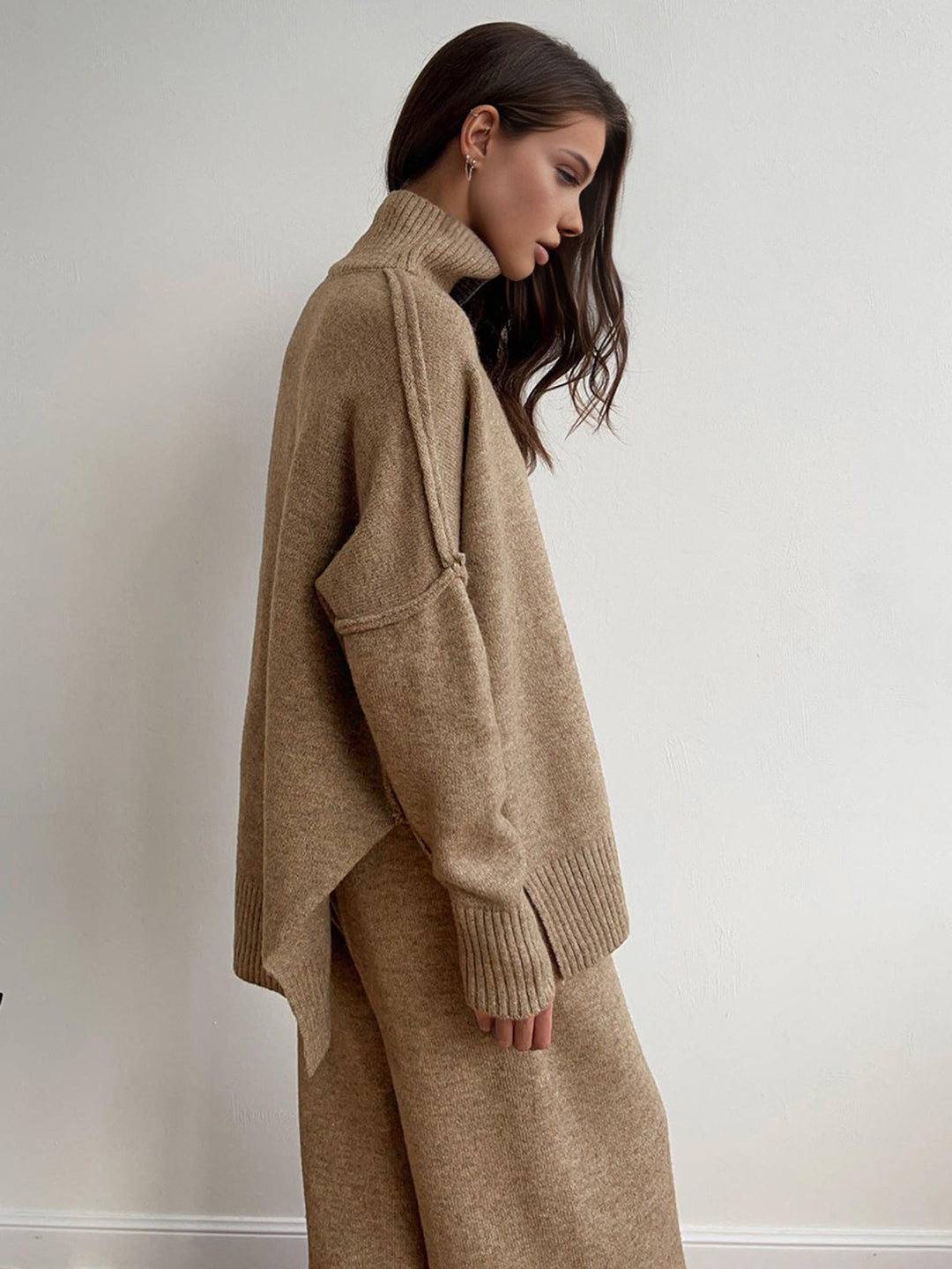 Pippa - Soft Knit Turtleneck Lounge Set