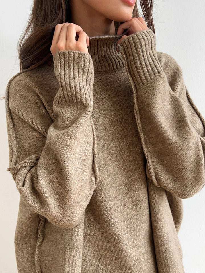 Pippa - Soft Knit Turtleneck Lounge Set