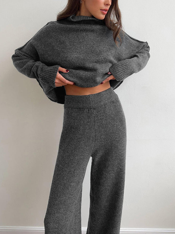 Pippa - Soft Knit Turtleneck Lounge Set
