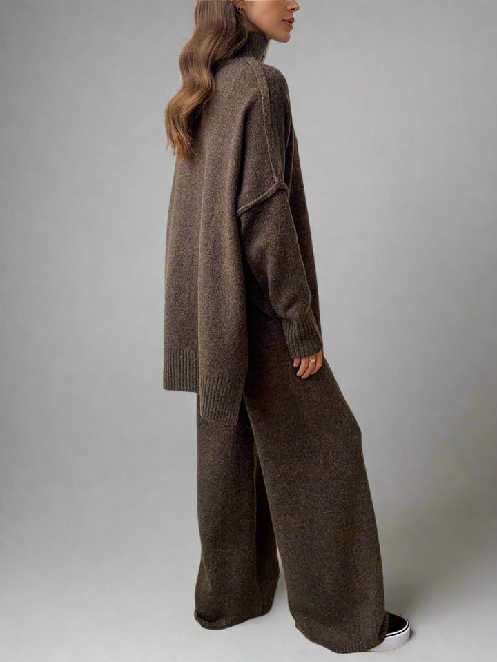 Pippa - Soft Knit Turtleneck Lounge Set