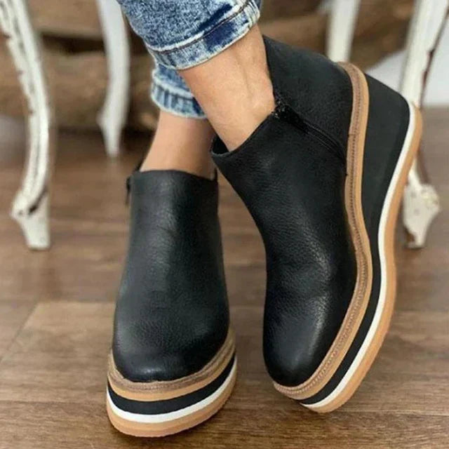Layla™ - Stylish Leather  Boots
