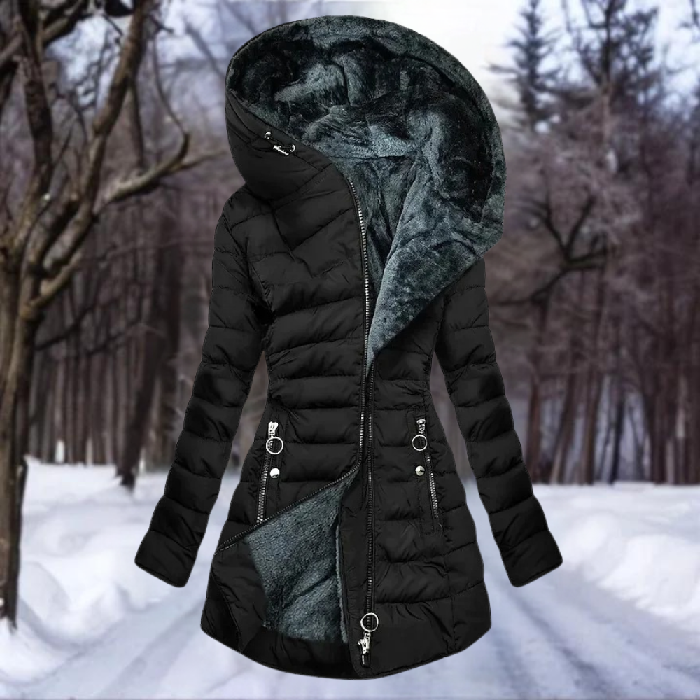 Esther - Elegant plush coat for women