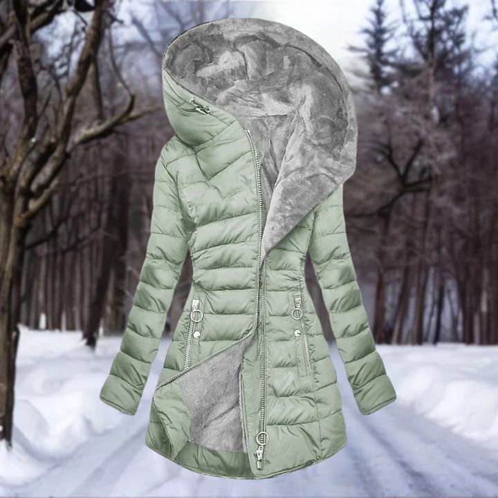 Esther - Elegant plush coat for women