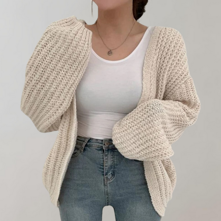 Holly - Chunky Knit Oversized Cardigan