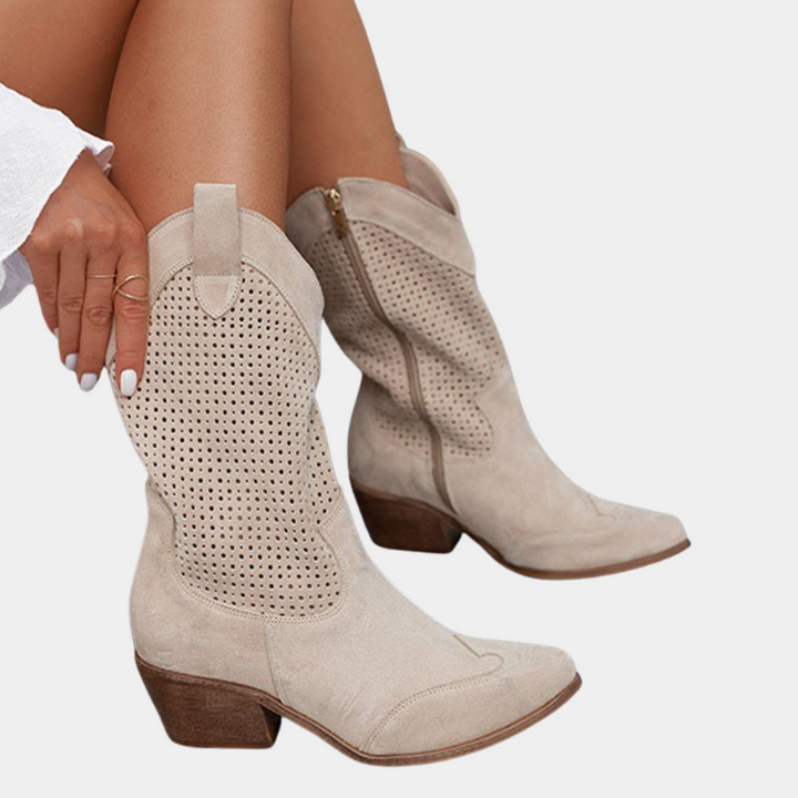 Megan - Cowboy Style Orthopedic Boots