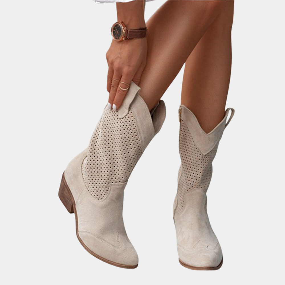 Megan - Cowboy Style Orthopedic Boots
