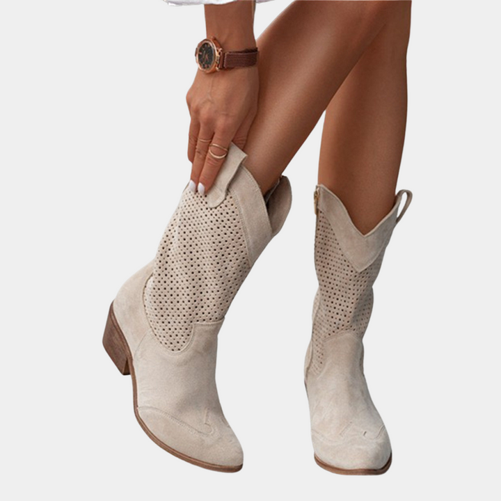 Megan - Cowboy Style Orthopedic Boots