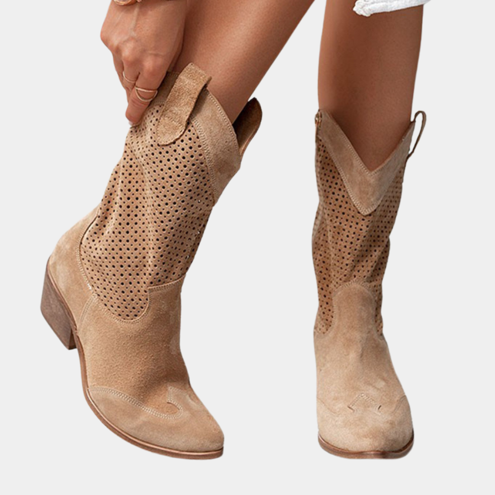 Megan - Cowboy Style Orthopedic Boots