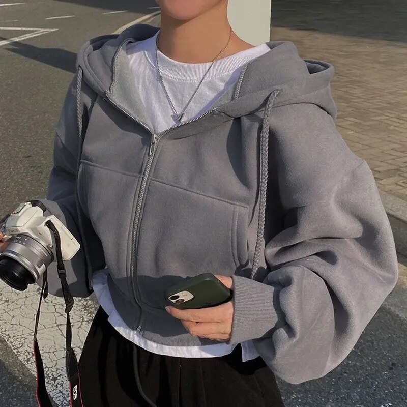 Lynne - Women’s oversized zip-up hoodie