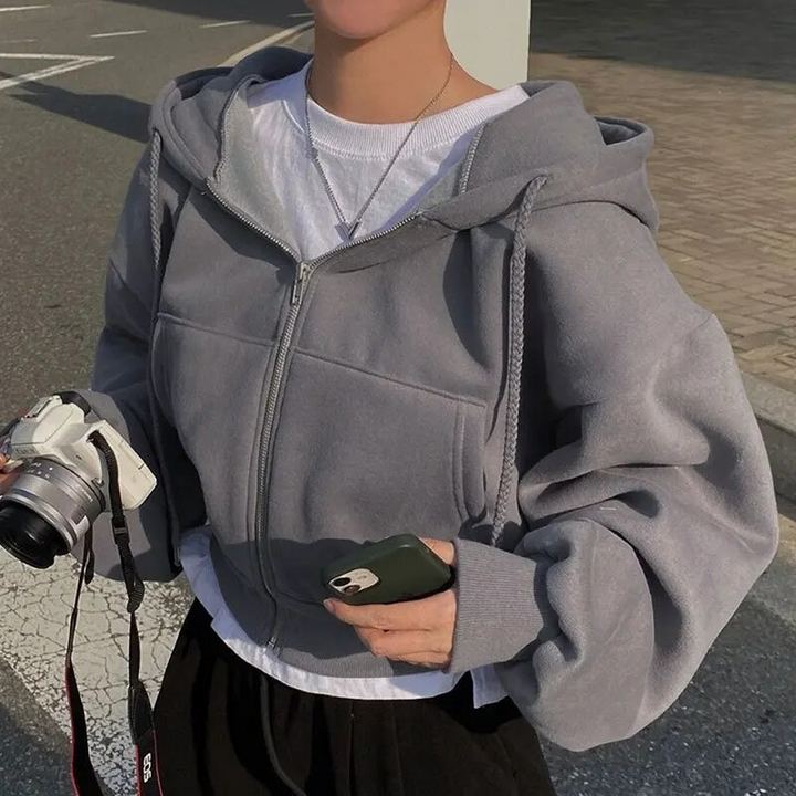Lynne - Women’s oversized zip-up hoodie