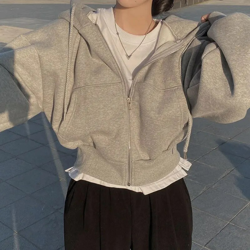 Lynne - Women’s oversized zip-up hoodie