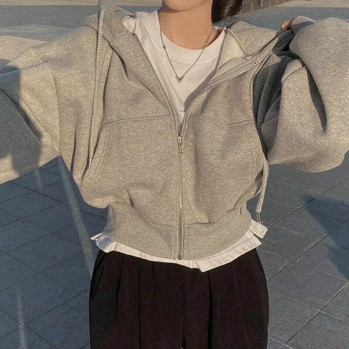 Lynne - Women’s oversized zip-up hoodie