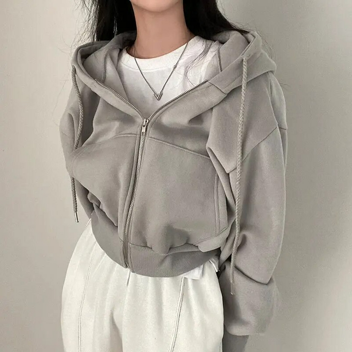 Lynne - Women’s oversized zip-up hoodie