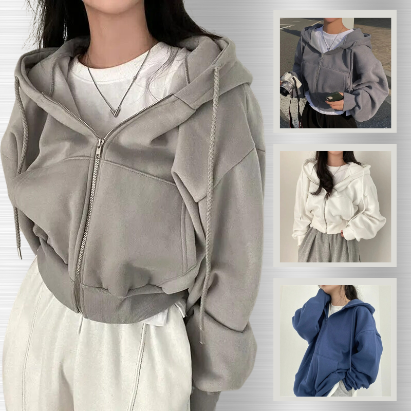 Lynne - Women’s oversized zip-up hoodie
